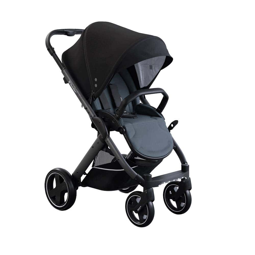 X-lander X-Pulse Silla De Paseo De Bebé Urbano Ideal Un Modelo Hasta 15 kg Cochecito urbano (Astral Black)