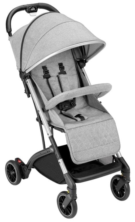 CAM Il Mondo del Bambino – art.832/T195 – Compañero de viaje ultraligero y ultracompacto Compass 2.0 – perfecto para bebés de 0 a 4 años – se puede transportar cerrado como un carrito – Mezcla gris.