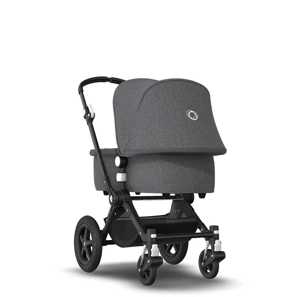 Bugaboo Cameleon 3 Plus, Cochecito 2 en 1 Fácil y Versátil: Cochecito, Carrito Confort y Carricoche, Chasis Negro y Gris Melange