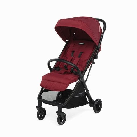 Foppapedretti, Jumbo, una silla de paseo compacta para niños desde que nacen hasta los 22 kg, Scarlet Scarlet 1 unidad (paquete de 1).