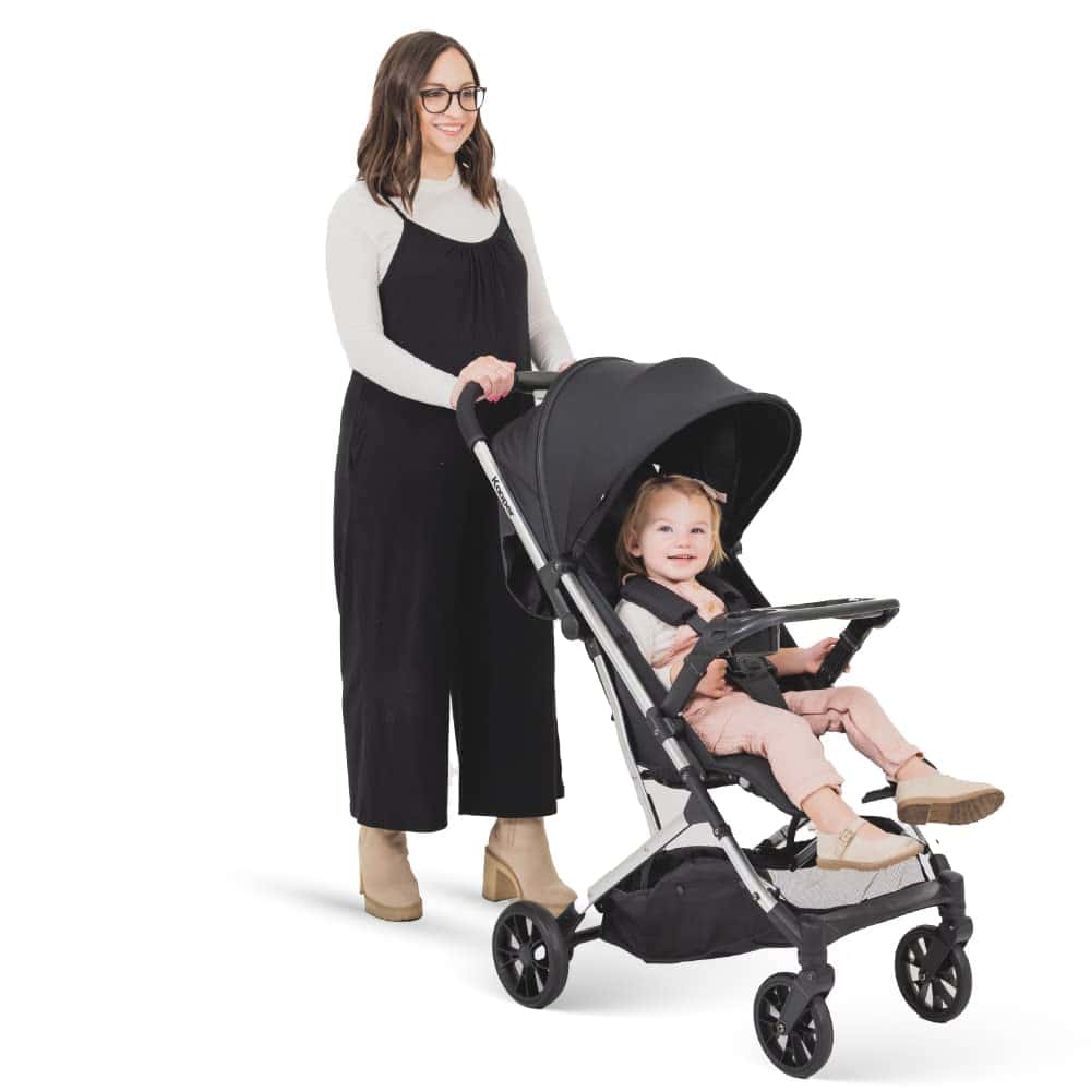 Joovy Kooper Cochecito ligero, plegable compacto con bandeja, color negro