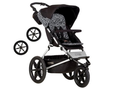 Cochecito todoterreno gris grafito Mountain Buggy TER V3-49 Solus.