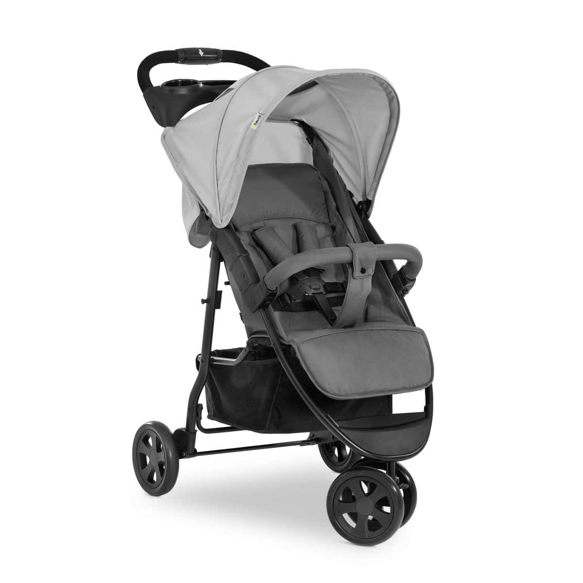 Hauck Citi Neo 3 Silla de Paseo, Respaldo Reclinable, Carrito Bebe desde el Nacimiento hasta 25 kg, Compacto, 3 Ruedas, Silla Bebe, Ultraligero - 7,5 kg, Gris grey Citi Neo 3