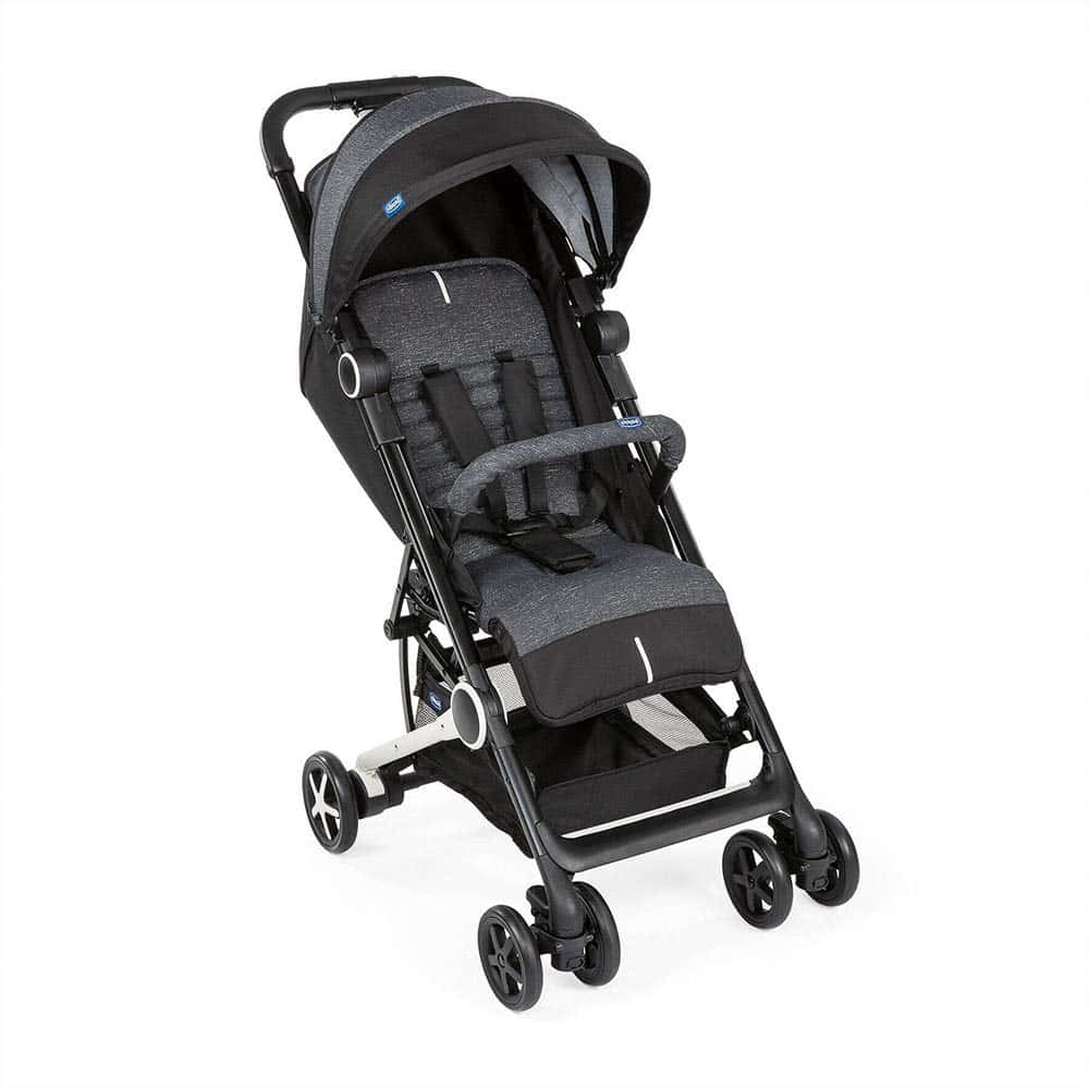 Chicco Miinimo 3 - Silla de paseo ultra compacta y ligera, solo 6 kg, color negro (Jet Black) Negro (Jet Black) 1 Unidad (Paquete de 1)