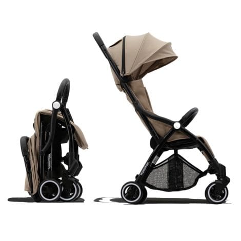 Hamilton de Yoop X1 Plus Cochecito – Edición 2023 – Plegable con facilidad y comodidad – Silla de paseo de alta gama con capacidad de carga de hasta 22 kg – Color caqui elegante.