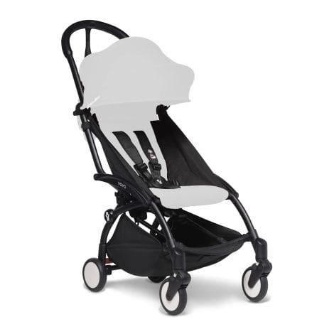 BABYZEN YOYO2 Carriage Frame, Black – Textile set not included – Includes 5-point harness, reclining backrest, canopy extensions, shoulder strap, and protective bag, in black. 
Producto: Chasis para cochecito BABYZEN YOYO2, Negro – Textiles no incluidos – Incluye arnés de 5 puntos, respaldo reclinable, extensiones de capota, correa para llevar al hombro y bolsa protectora en color negro.