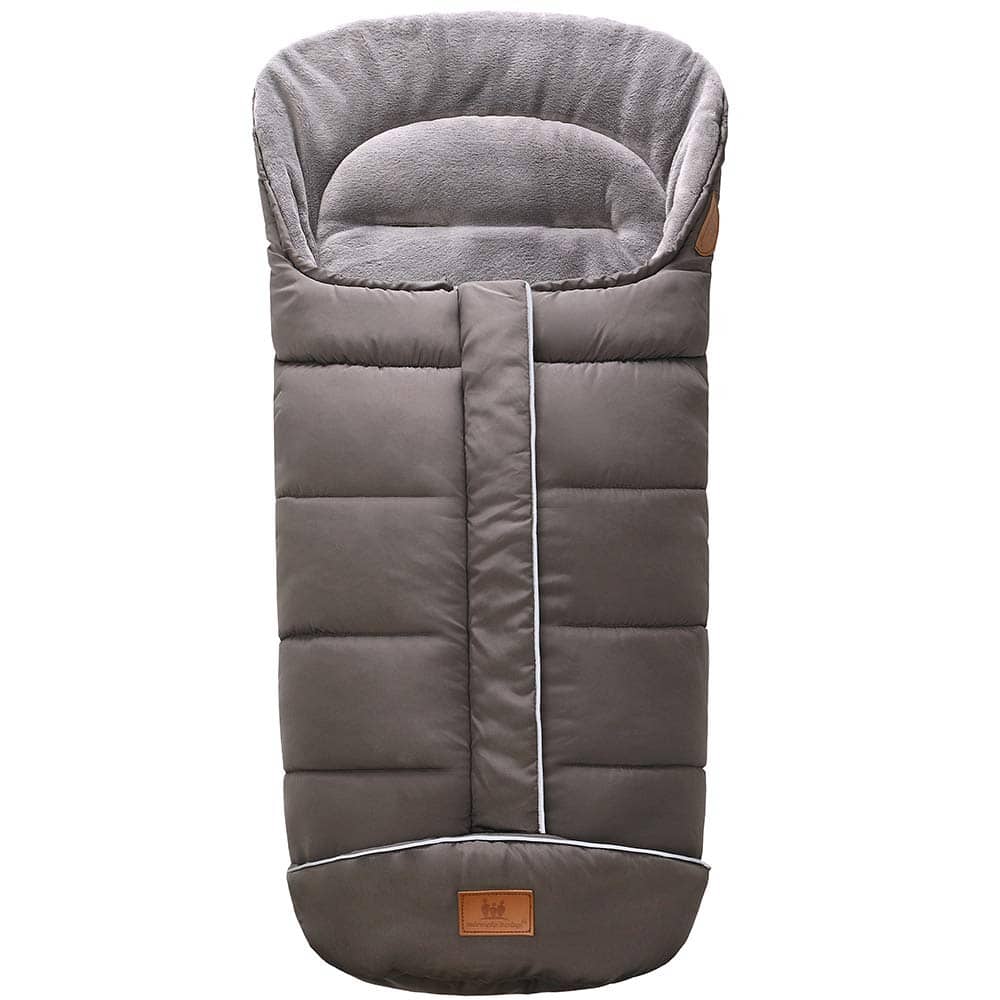 Miracle Baby Saco Silla Paseo Universal Invierno,Mantener caliente?Impermeable Saco para Cochecito bebe antideslizante,Apto para todo tipo de cochecitos para bebés de 0 a 4 años(Básico,Gris) Gris-básico