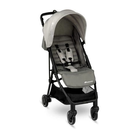 Silla de paseo compacta y ligera Bebeconfort Teeny 3D, con peso de 6 kg y posibilidad de plegado y reclinado. Apta desde el nacimiento hasta los 4 años aproximadamente, con capacidad de hasta 22 kg. Disponible en el color Gris Mist.