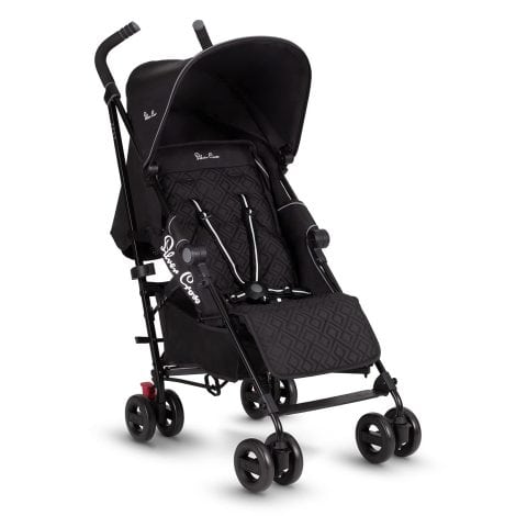 Silver Cross Carrito Zest, plegable y ligero, completamente ajustable, para bebés y niños pequeños, color negro (nueva edición 2021) plateado