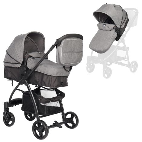 TORAL Carrito Bebe 2 en 1 – Cochecito Bebe Convertible y Versátil con Accesorios, Carro Bebe 2 Piezas, Elegante y Práctico Coche para Bebé, Ideal para Viajes y Paseos Urbanos. Modelo Liam Gris
Paráfrasis en español: Carrito de bebé TORAL 2 en 1: Práctico y versátil cochecito convertible con accesorios. Incluye un carro de bebé de dos piezas, elegante y funcional, ideal para viajes y paseos urbanos. Modelo Liam en color gris.