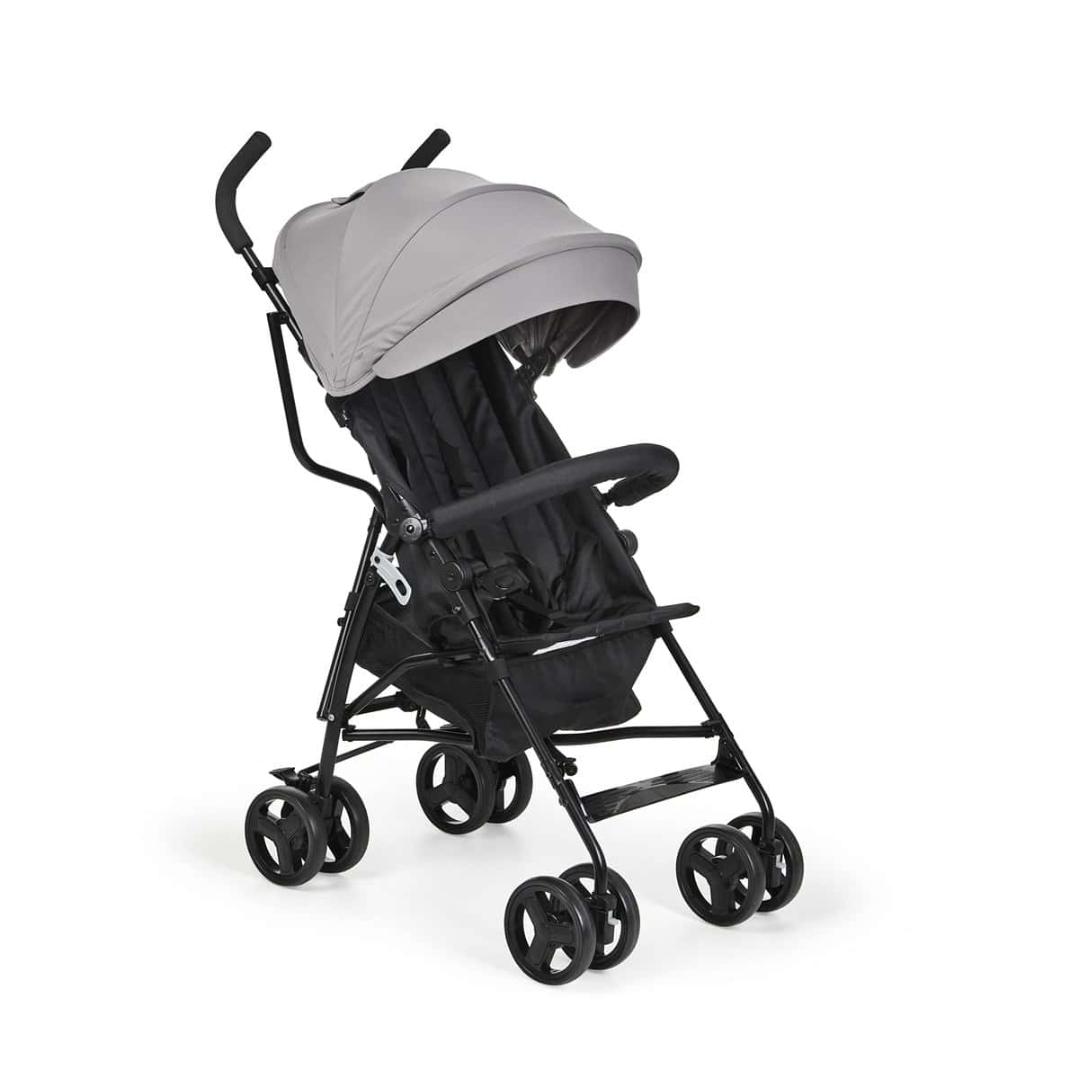 MS Silla de Paseo Quick - Silla De Paseo Bebé, Ultraligera y Compacta - Hasta 22 Kg - Plegado tipo paraguas ideal para viajar Gris