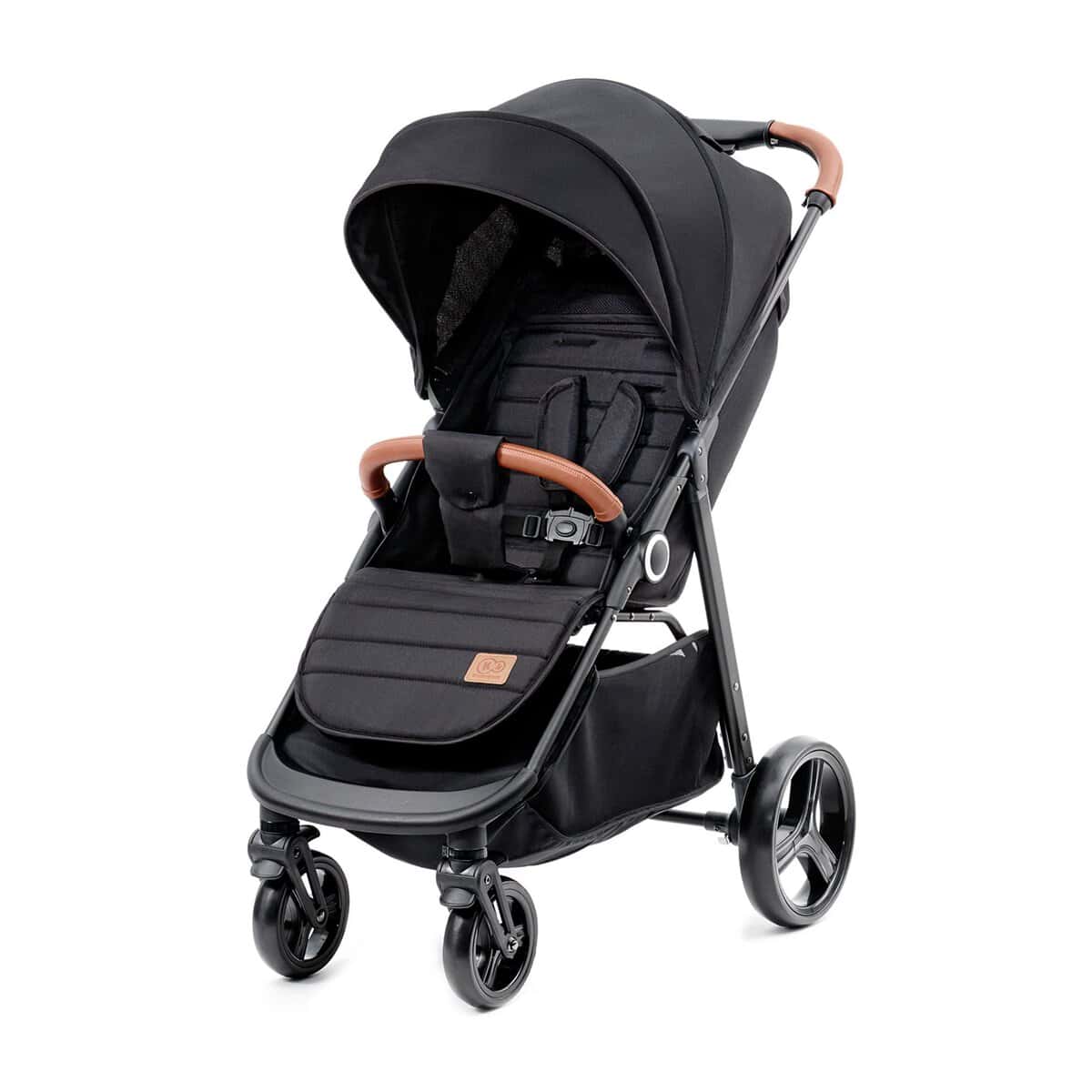 Kinderkraft Silla de Paseo GRANDE, Carrito, Capota Desplegable, para Niños, Negro Negro GRANDE Silla de Paseo