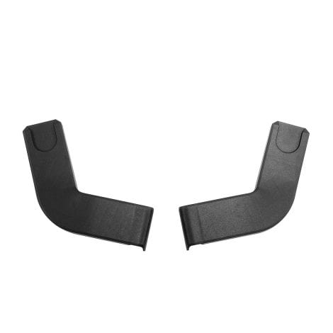 Adaptadores Maxi-Cosi para conectar la silla de coche de bebé al cochecito Maxi-Cosi Lara2. Compatible con la silla de paseo ultraligera desde los 0 meses hasta los 4 años, con un peso de 0 a 22 kg. Color negro, adaptadores Lara 2 Black.