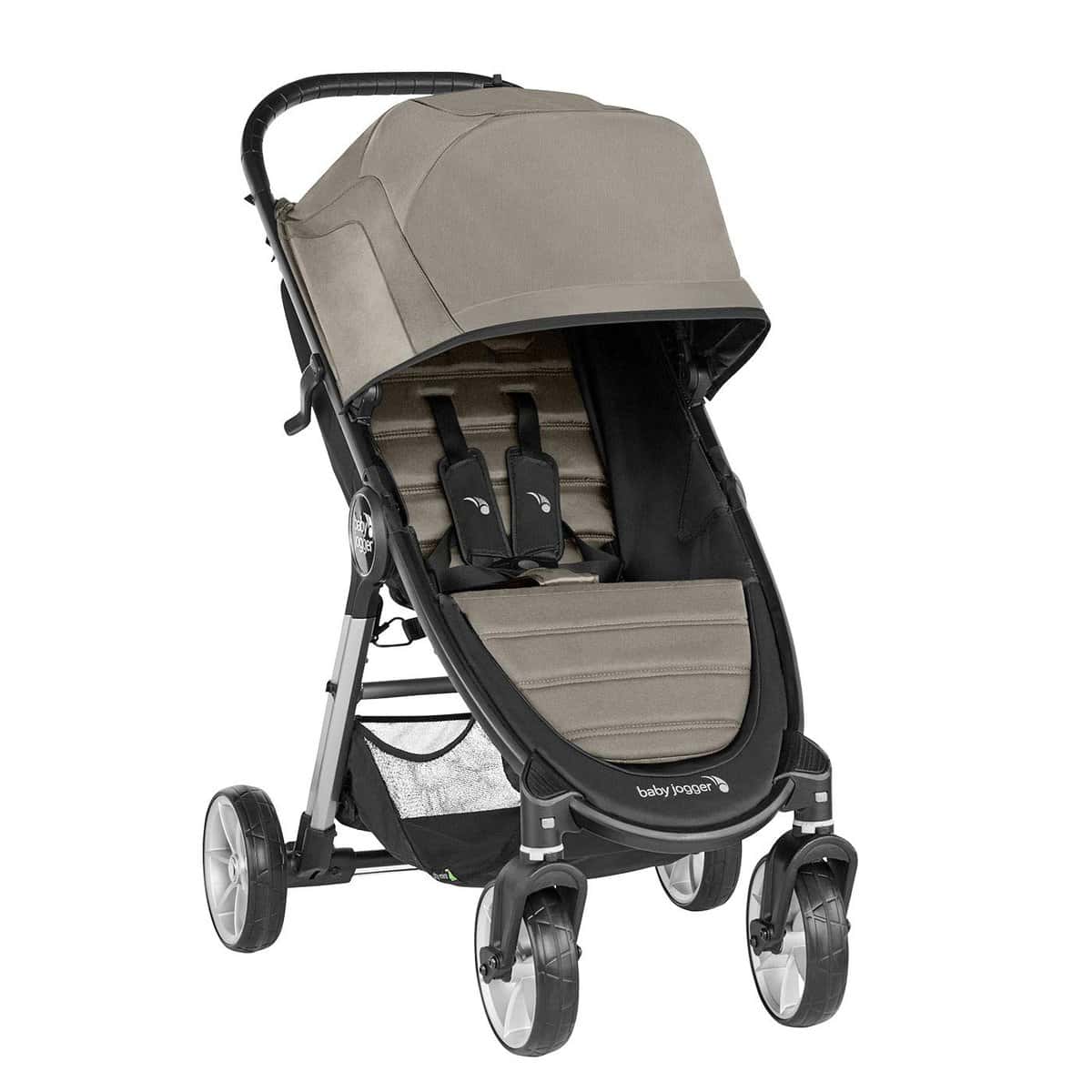 Baby Jogger City Mini 2 de 4 Ruedas Sepia. Silla de paseo desde nacimiento hasta 22kg. Color beige