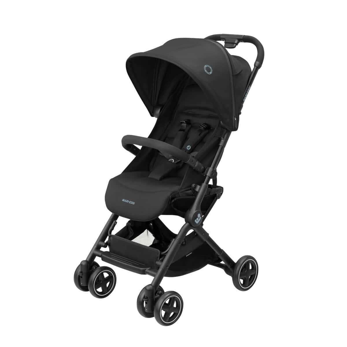 Maxi-Cosi Lara2, Silla paseo ligera, 0-4 años, 0-22 kg, silla paseo bebe, silla paseo compacta y ligera, 3 reclinaciones, reclinación total, plegado automático, Essential Black