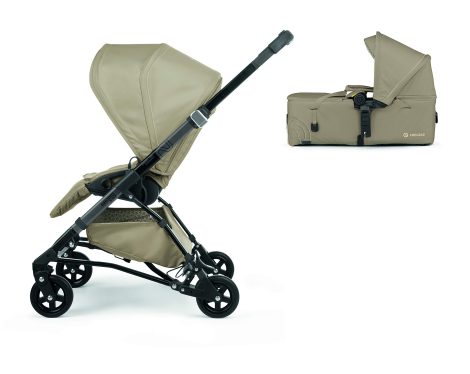 Concord Soul Baby Set es un conjunto modular que incluye un carrito de 2 piezas, la silla de paseo Soul y el capazo blando Scout. Este producto es adecuado desde el nacimiento y está disponible en color Beige en polvo.