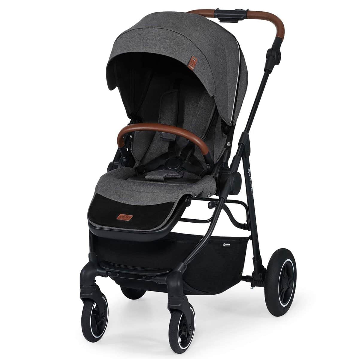 kk Kinderkraft Silla de Paseo Ligera ALLROAD, Suspensión, Protección UV 50+, Gris