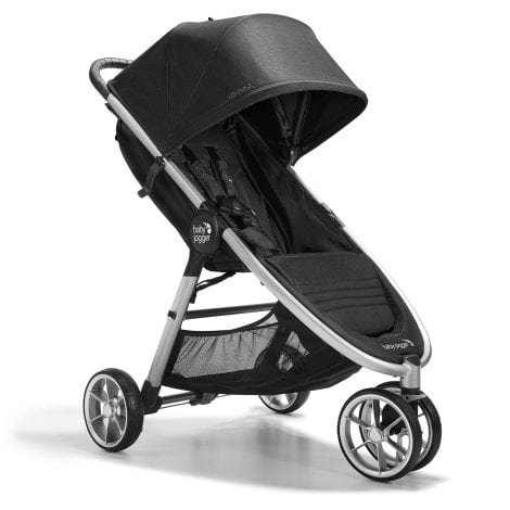 BABY JOGGER City Mini 2 – Cochecito para bebé plegable de 3 ruedas, diseño exclusivo, ligero, de color negro.