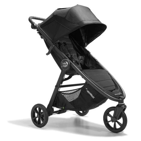 Baby Jogger Cochecito fácil de manejar City Mini GT2, apto para todo tipo de terrenos, sistema de plegado rápido con una sola mano, tono negro elegante Opulent Black (Negro Opulento)