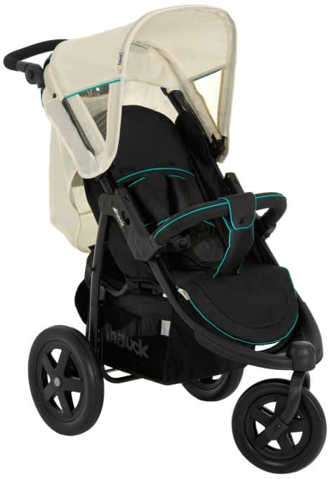 Hauck Viper – Cochecito deportivo en negro y beige.