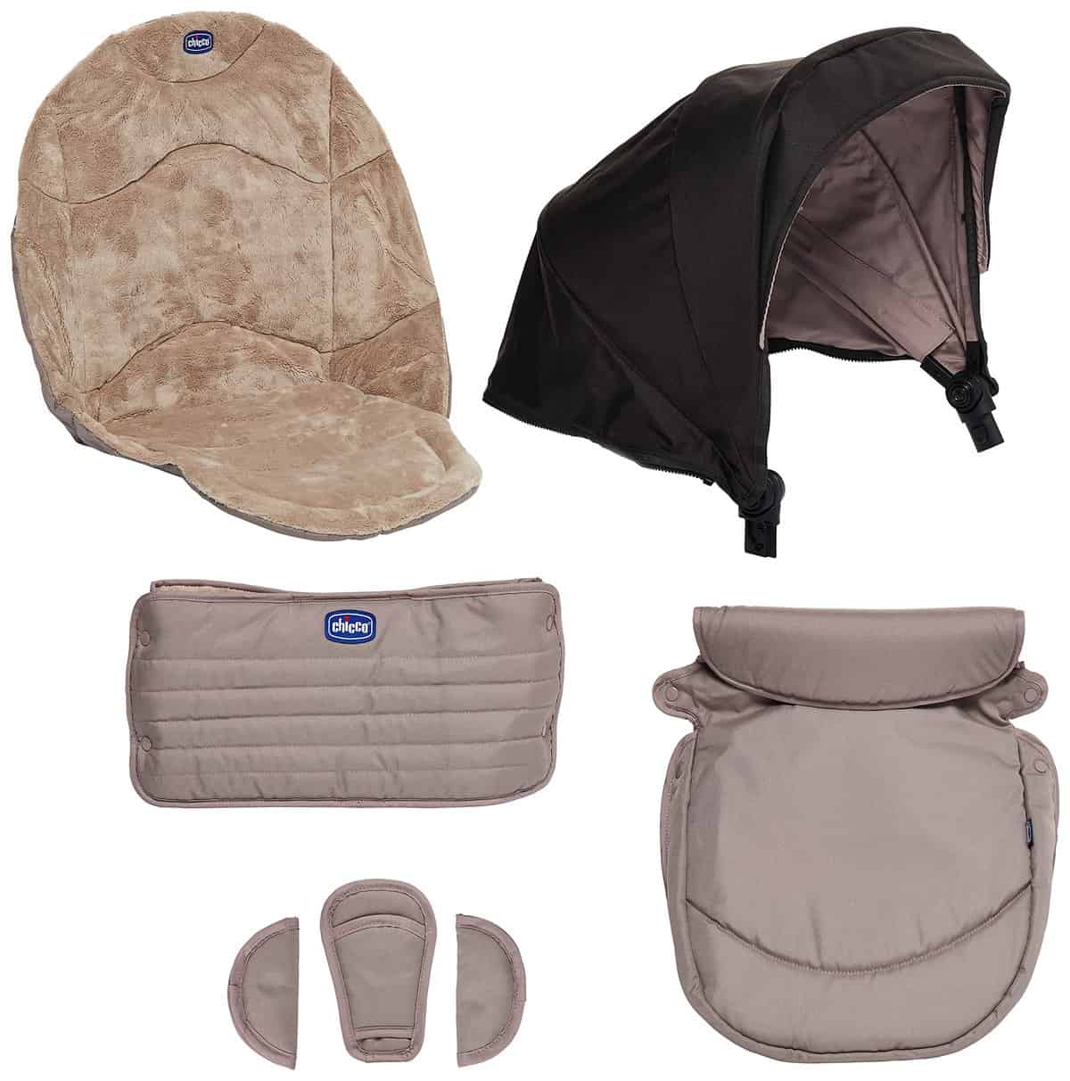 CHICCO 00079169120000 Color Pack Urban - Fundas para cochecito, color beige